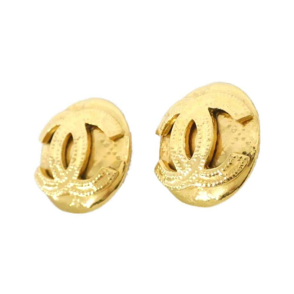 CHANEL Authentic Gold Earrings - Picture 2 of 3